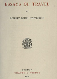 Essays of travel by robert louis stevenson